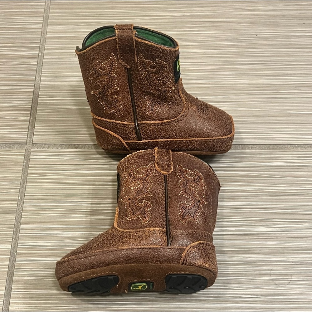 John Deere Leather Cowboy Boots baby